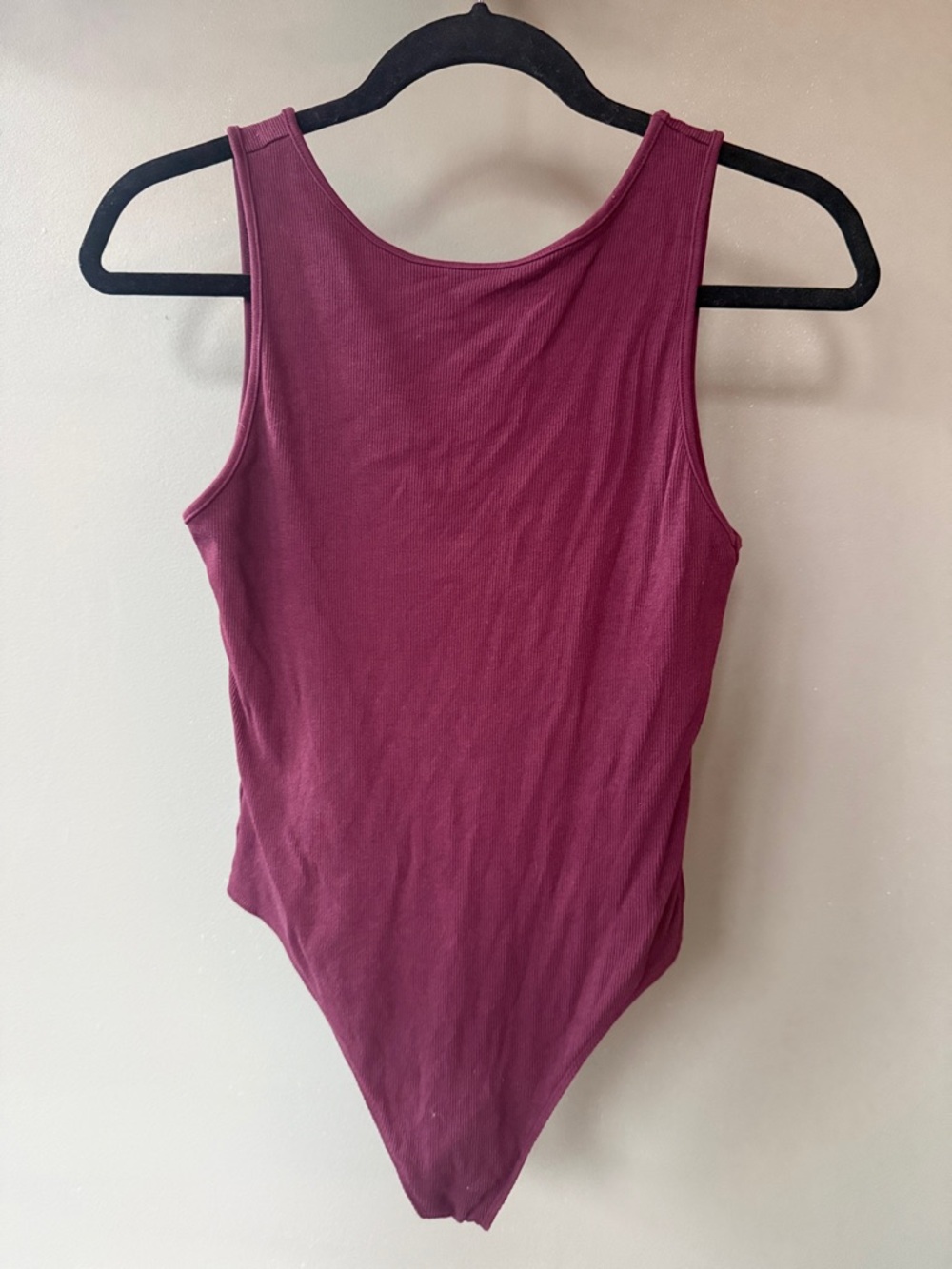 aerie Maroon Tank Bodysuit